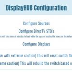 DisplayHub Configuration Screen